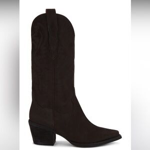 Jeffrey Campbell Dagget Boot in Dark Brown Nubuck